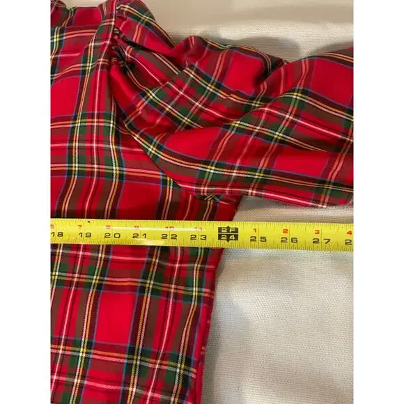HOUSE OF MBR RED TARTAN BOUVIER LONG $385 NWT SIZE XL - Picture 13 of 14